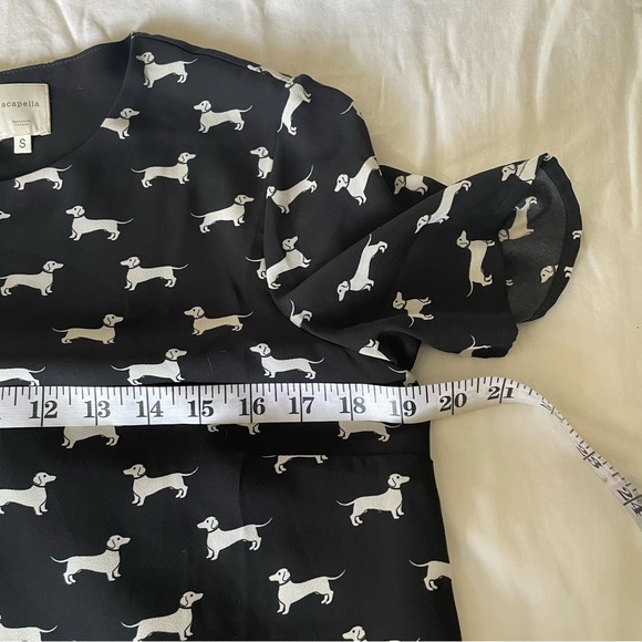 Dachshund print blouse - Picture 3 of 5